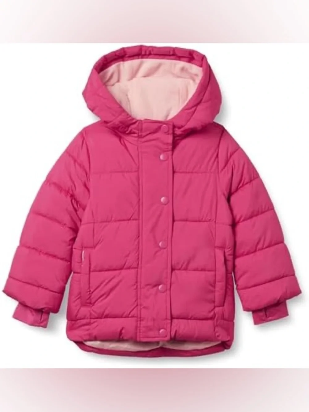 Amazon Essentials Pink Puffer Jacket